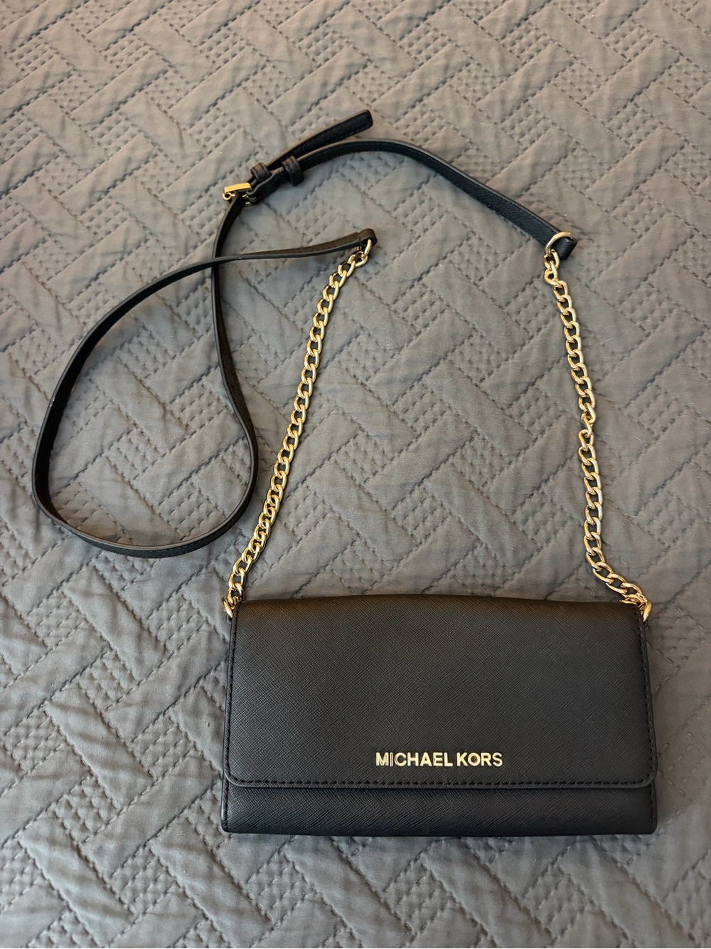 MICHAEL KORS Black Crossbody/Wallet/Clutch